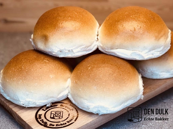 (*) Zak 6 witte bolletjes